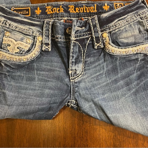 Rock Revival Boot Cut low rise. - Picture 2 of 4